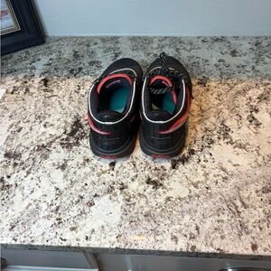 Kids Black and Pink Shoes